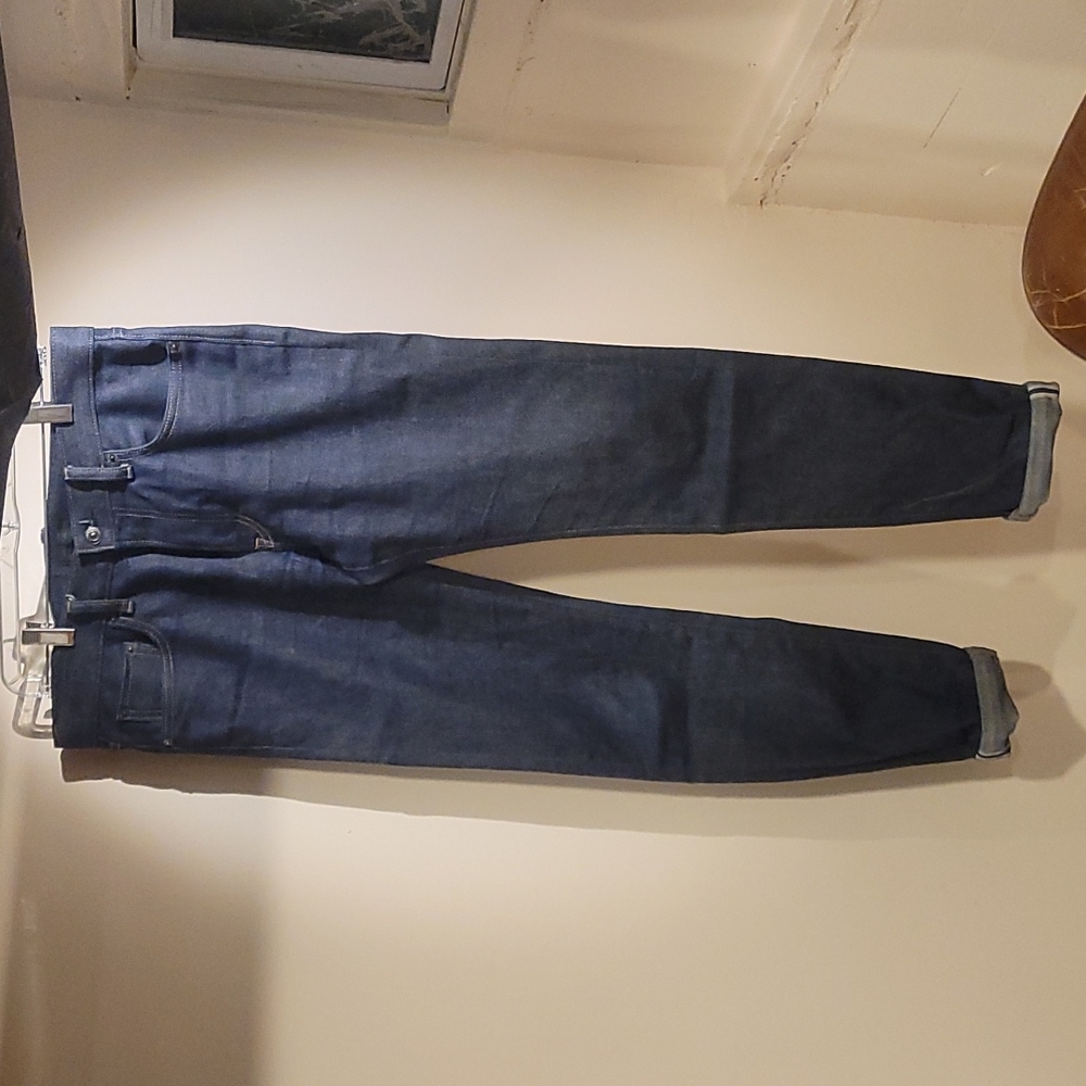 Uniqlo raw denim jeans